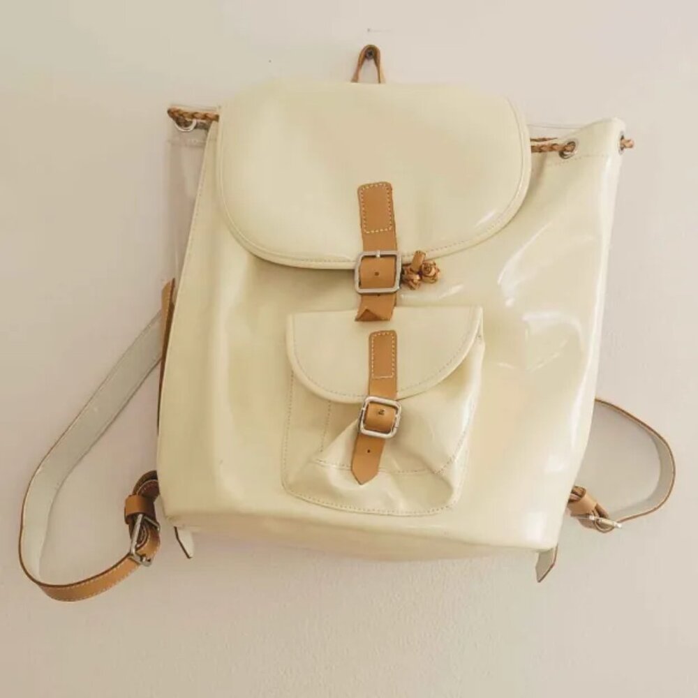 Patent Leather Backpack